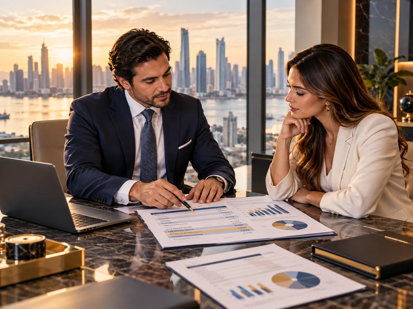 Resultado de un análisis financiero para comparar préstamos personales