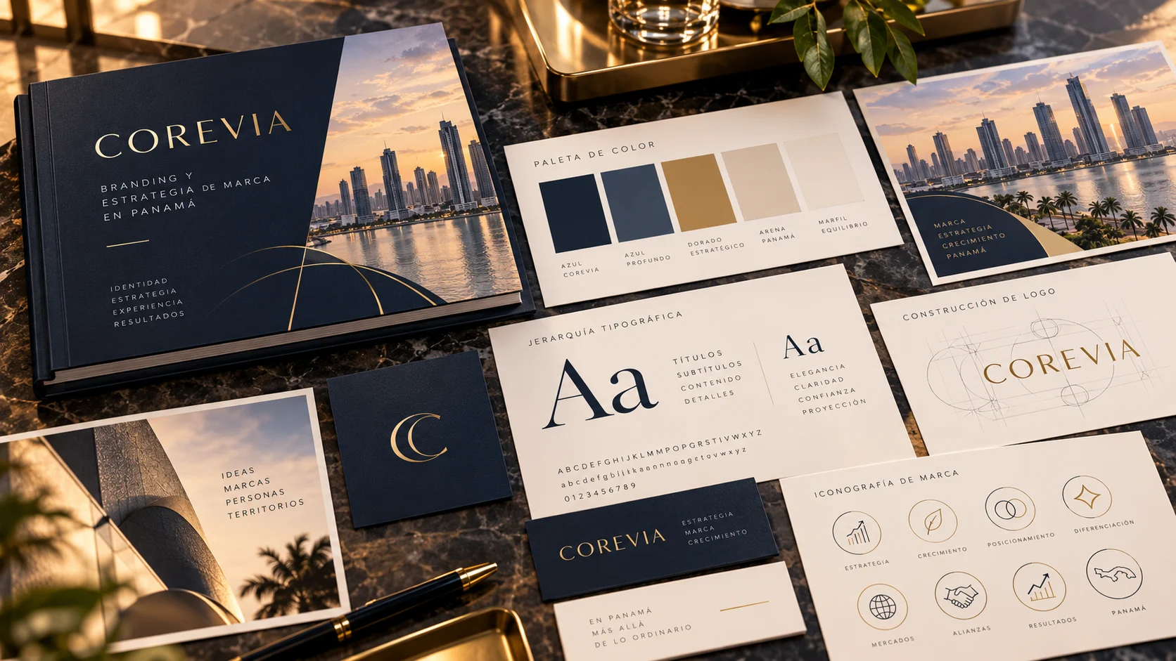 Desarrollo de identidad visual y estrategia de marca