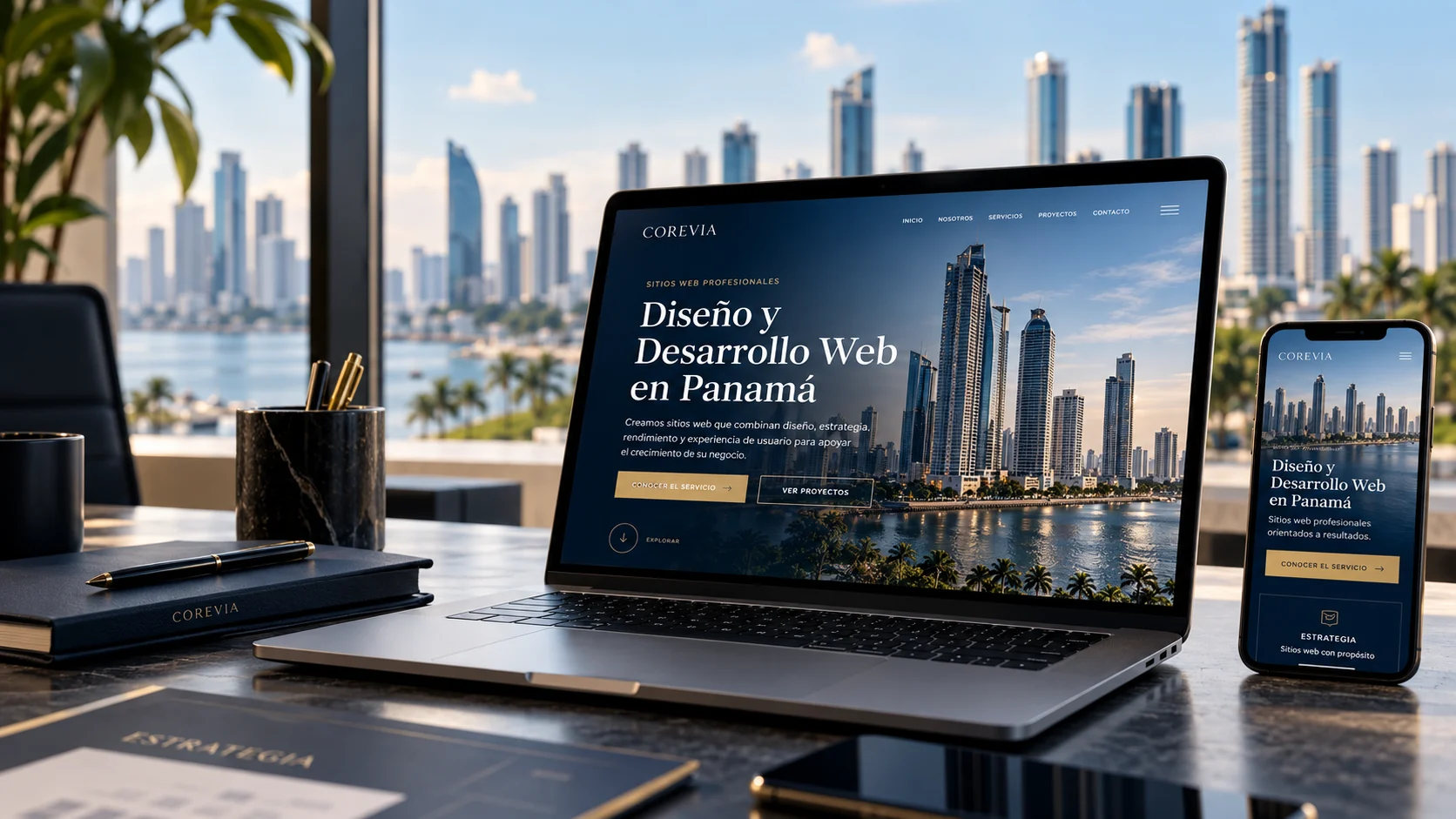 Desarrollo técnico de una página web empresarial