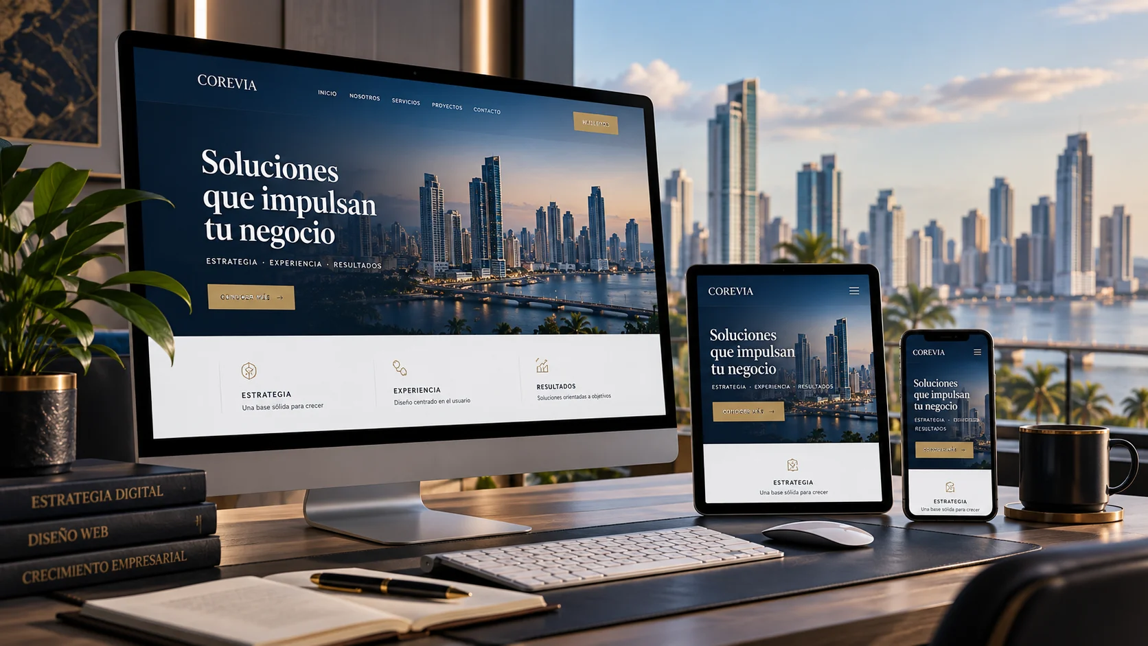 Revisión y rediseño de una página web empresarial