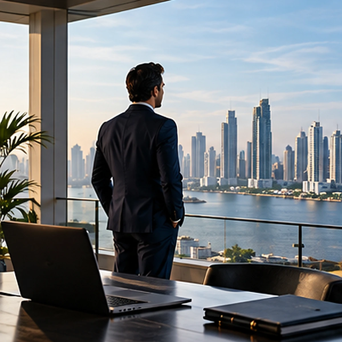 Profesional evaluando una estrategia de inversiones y planificación patrimonial en Panamá