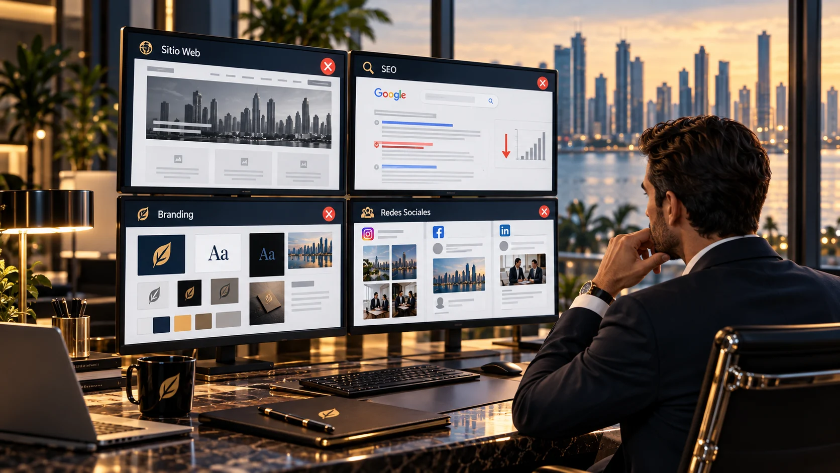 Dashboard de marketing digital y análisis de resultados